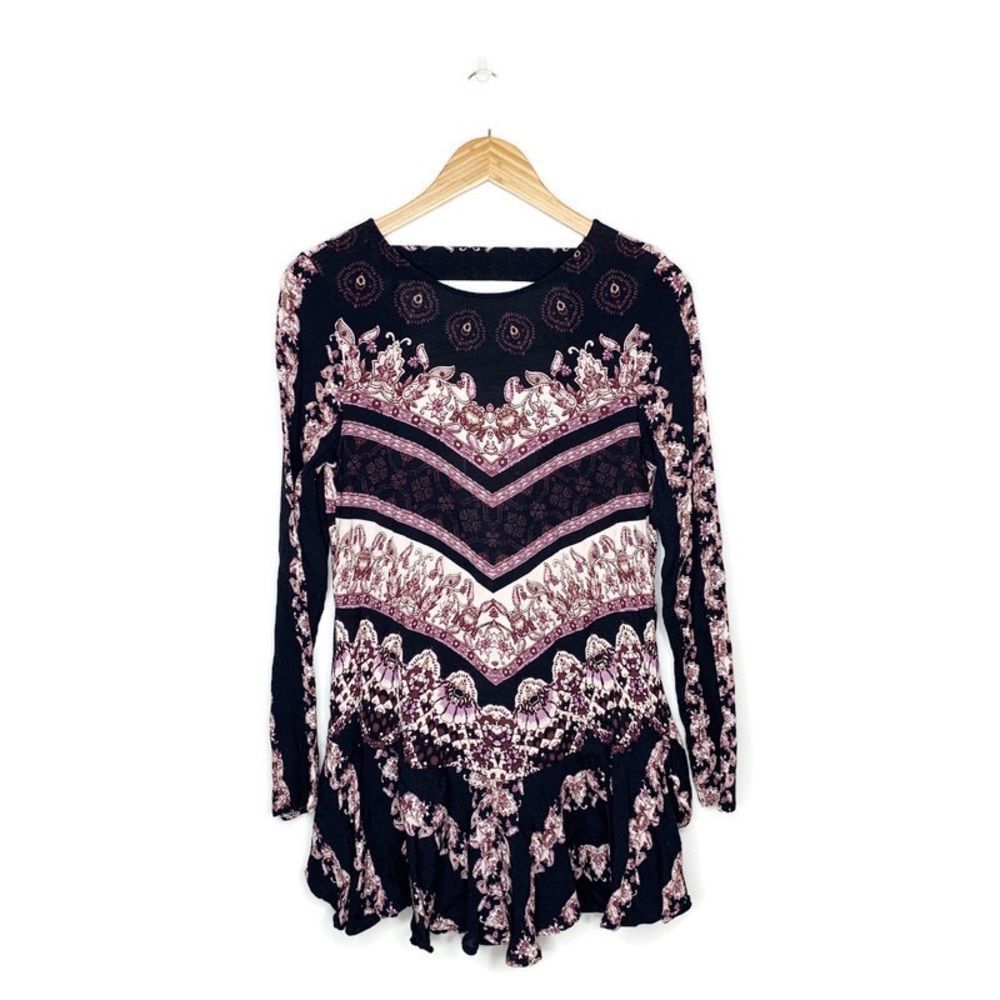 Free People Smooth Talker Tunic Dress Black Size S